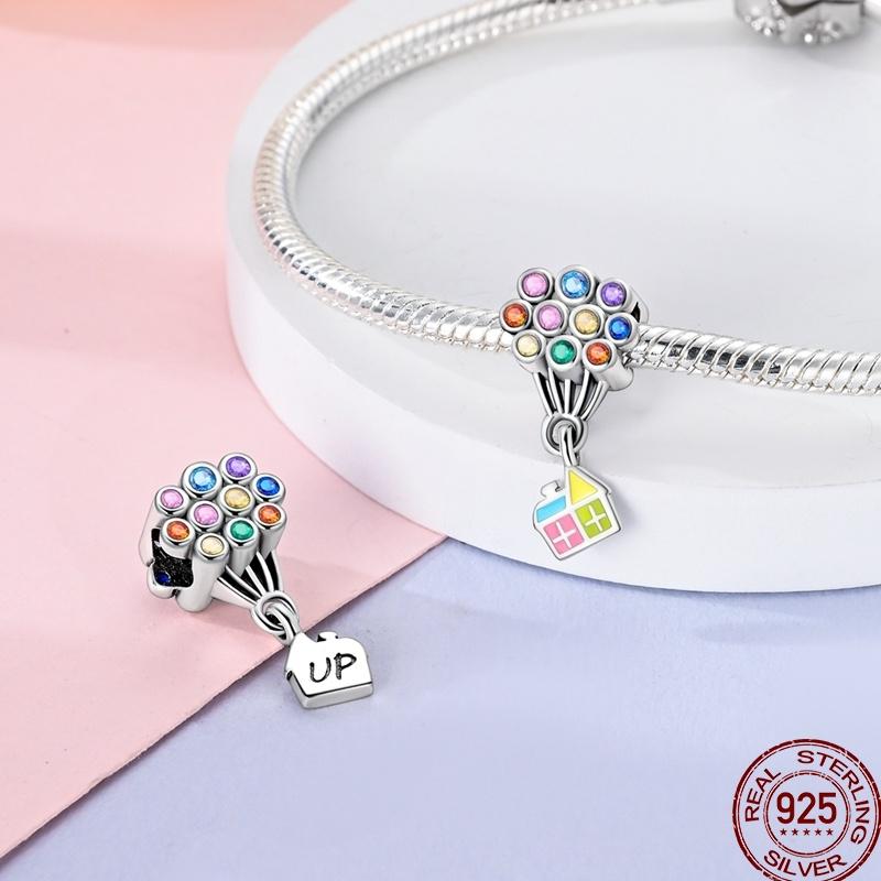 Copper Air Balloon Series Rocket Colorful Romantic Charm Beaded Beads Suitable For 3Mm Original Bracelet