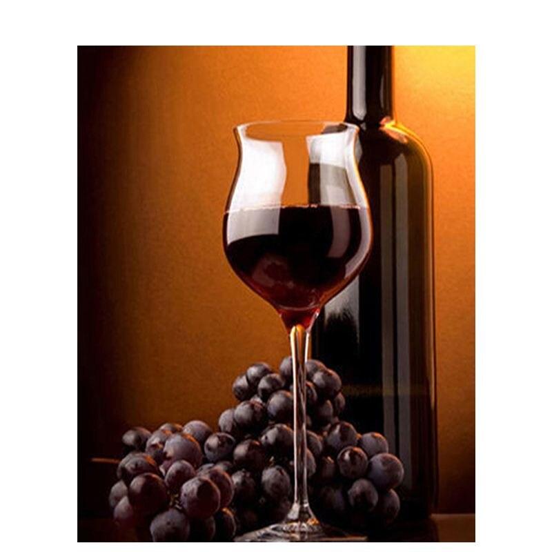 Diamond Painting Fruit Full Round Round Kit 5D Diy Diamond Embroidery Mosaic Red Wine Decorations Home