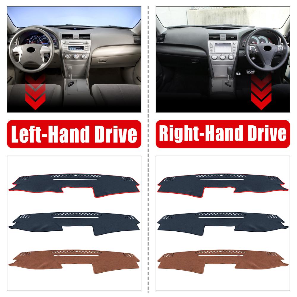 Для Toyota Camry XV40 40 2007 2008 2009 2010 2011 Чехол на приборную панель автомобиля, защитный коврик от ультрафиолетового излучения, нескользящие коврики, аксессуары