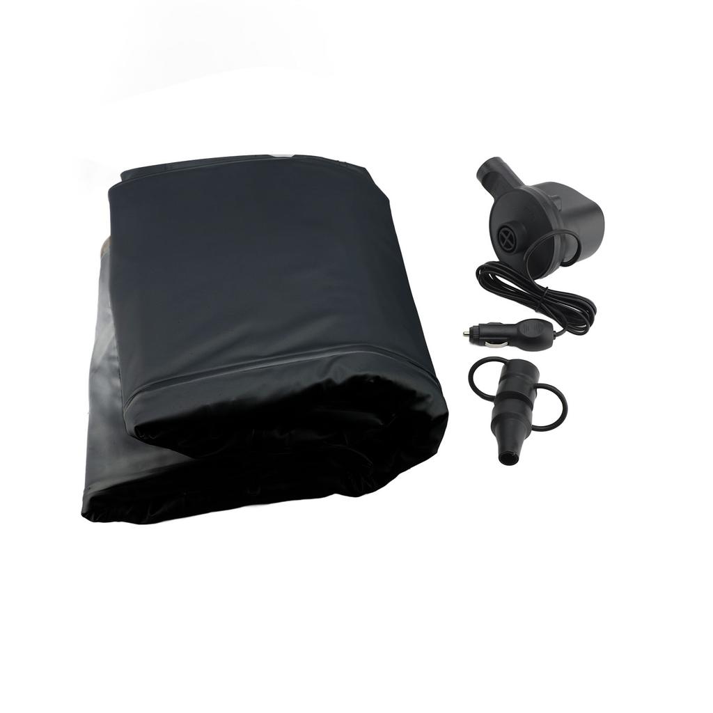 Автомобильный надувной матрас складной утолщенный флокированный ПВХ надувной матрас с электрическим насосом для заднего сиденья внедорожника