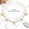 Elegant Starfish Waist Chain Shell Beads Belly Chains Sea Star Imitation Pearl Body Chain  Beach