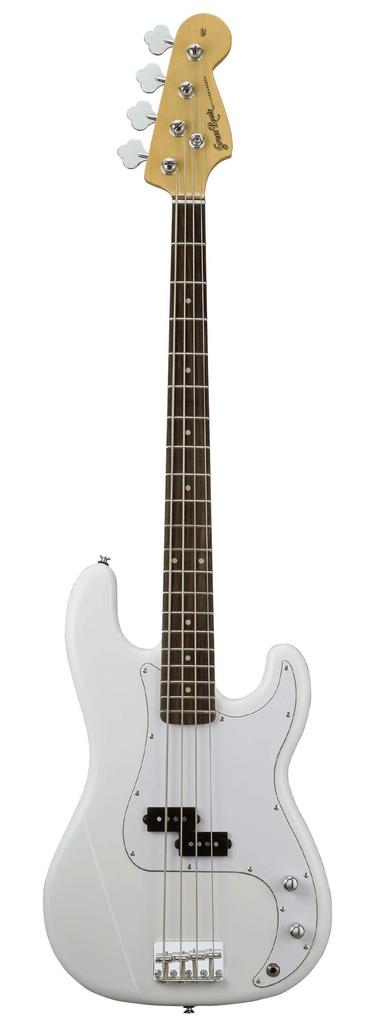 GrassRoots Snow White Electric Bass G-PB/R