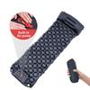 Outdoor Sleeping Pad Camping Inflatable Mattress Built-in Pump Ultralight Air Cushion Travel Mat With Headrest For Travel Hiking