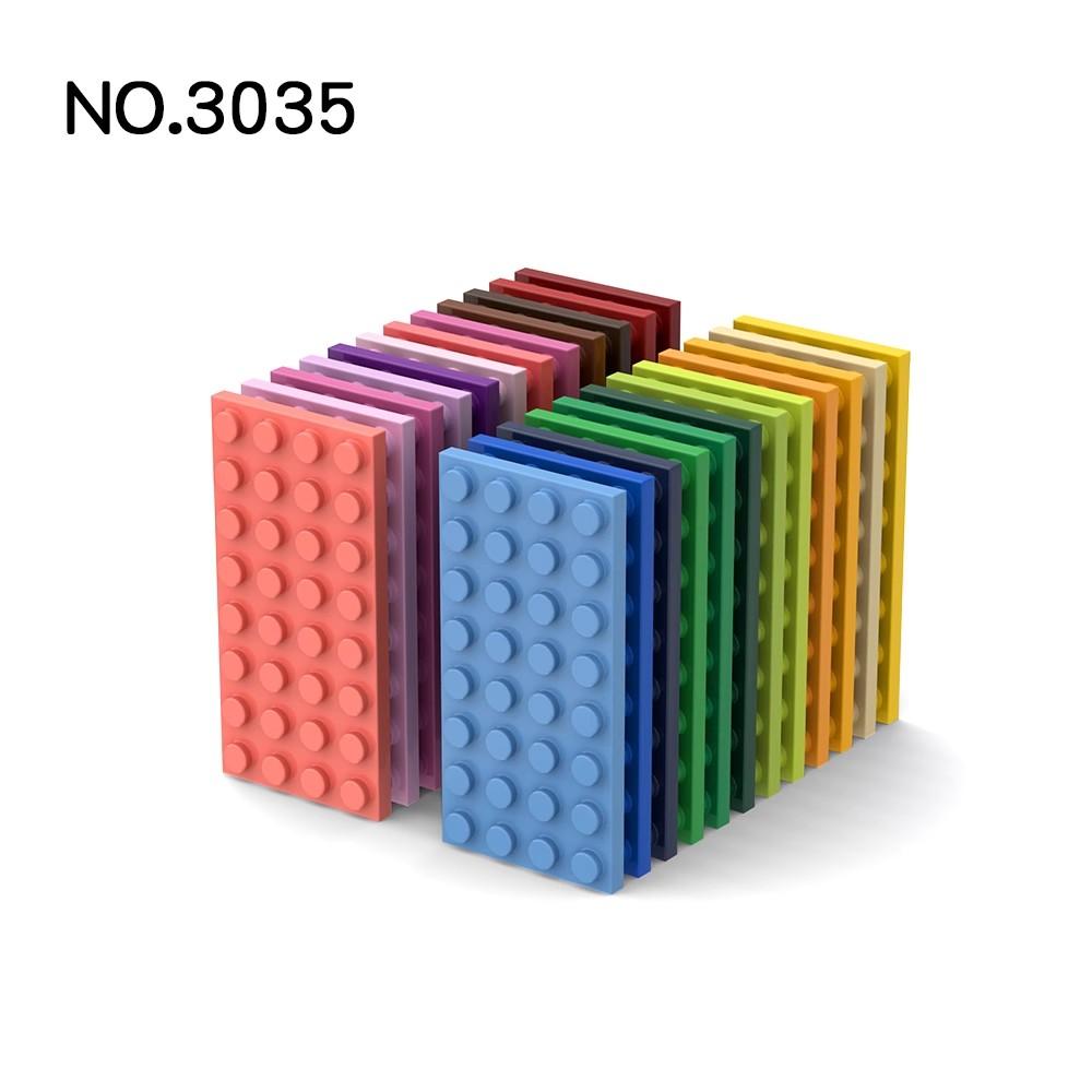 20 шт. Детали MOC 3035 Пластина 4x8 Совместимые кубики DIY Сборка Строительные блоки Частицы Детская головоломка Игрушка для мозга Подарок на день рождения