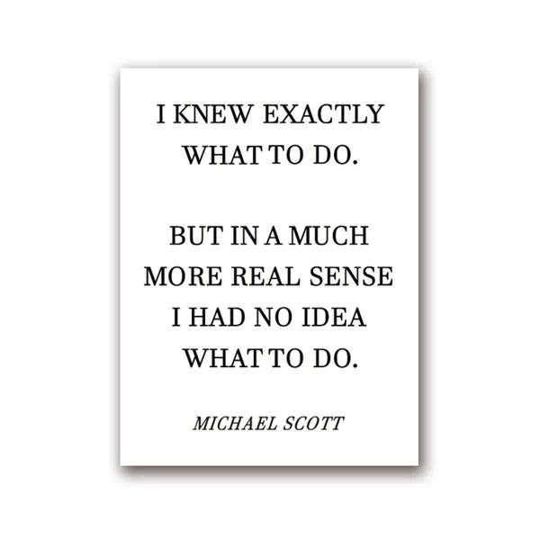 Офис Телешоу Арт Холст Постер Картина Цитаты Майкла Скотта Минималистичное Настенное Искусство Принт Картины Офис Домашнее Украшение
