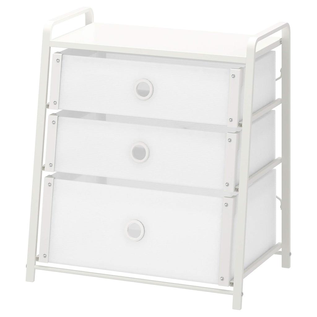 IKEA LOTE Chest White (3 Drawers), (30293723) (302.937.23)
