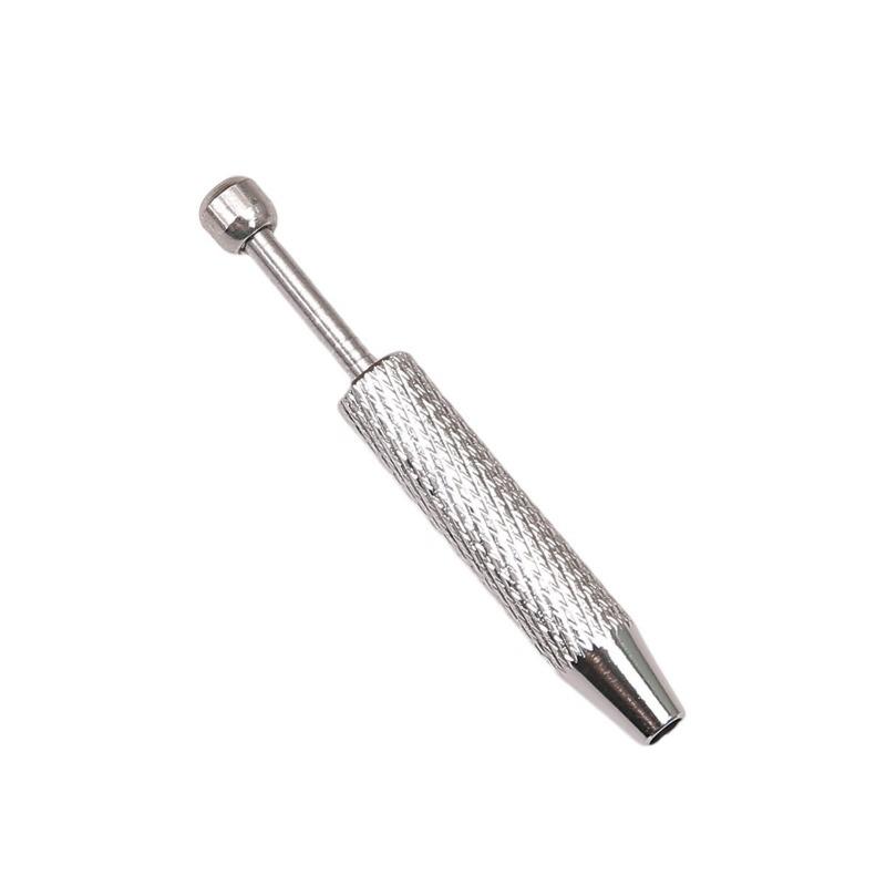 Набор из 2 профессиональных держателей-клещей для ювелирных изделий, беззубые прецизионные инструменты из нержавеющей стали для подбора драгоценных камней и бриллиантов, нескользящая конструкция ручки с шариком