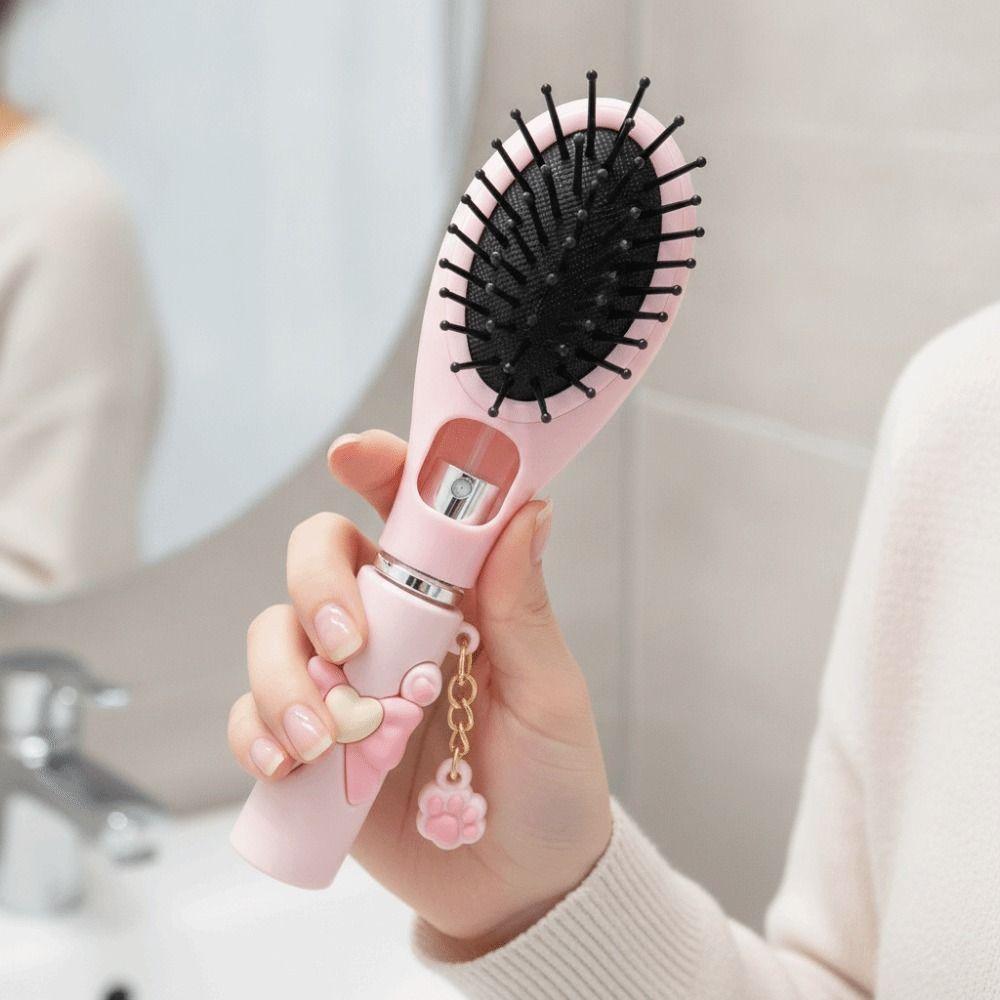 Refillable Spray Spray Hair Brush Anti-Frizz Massage Hair Brush New Misting Hair Brush Women