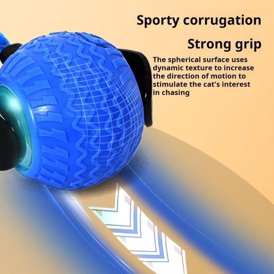 Интерактивная игрушка для кошек, катящийся мяч, активируемый сенсорным движением, с 3