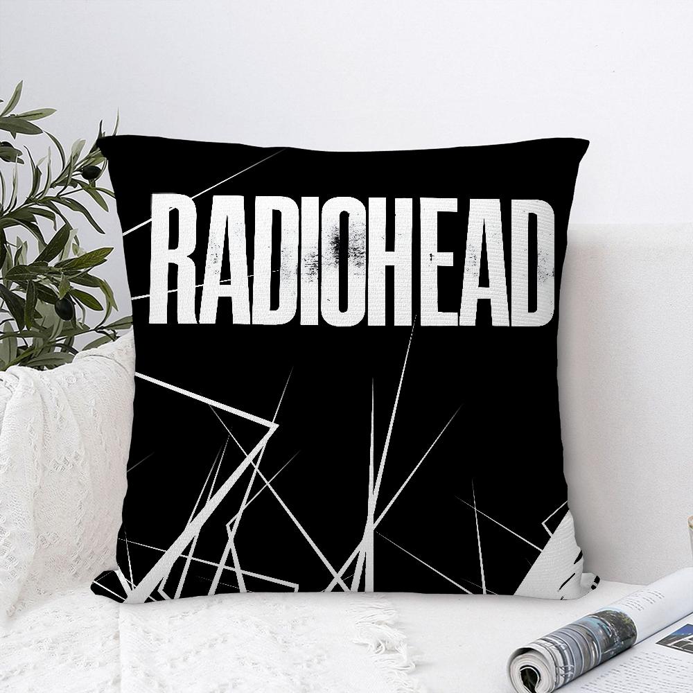 B-Британская группа RadioheadS Наволочка Плюшевая Ткань Мягкая Наволочка Двусторонняя Печать Чехол для Подушки Чехол для Декоративной Подушки