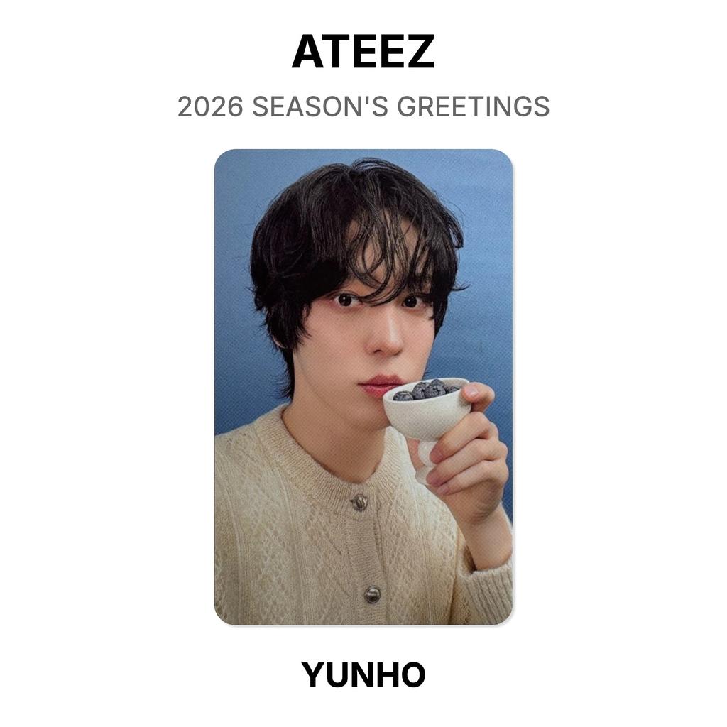 ATEEZ ПОЗДРАВЛЕНИЕ С СЕЗОНОМ 2026 Официальная фотокарточка