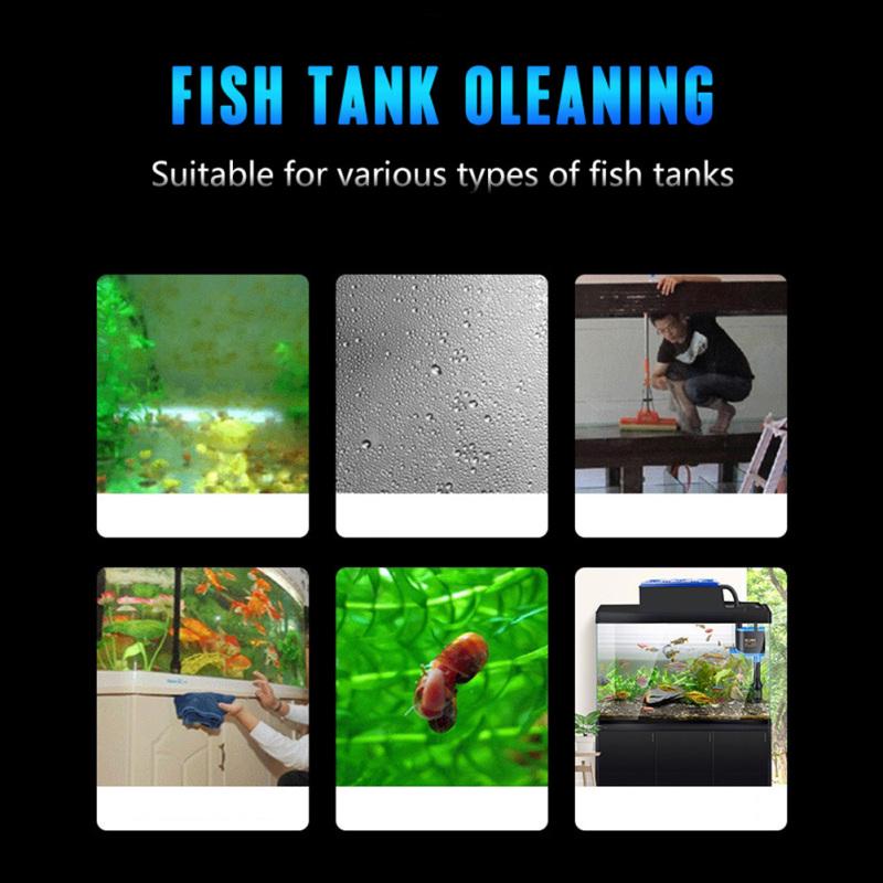 Magnetic Brush Glass Cleaning Window Algae Scraper for Aquarium Fish Bowl