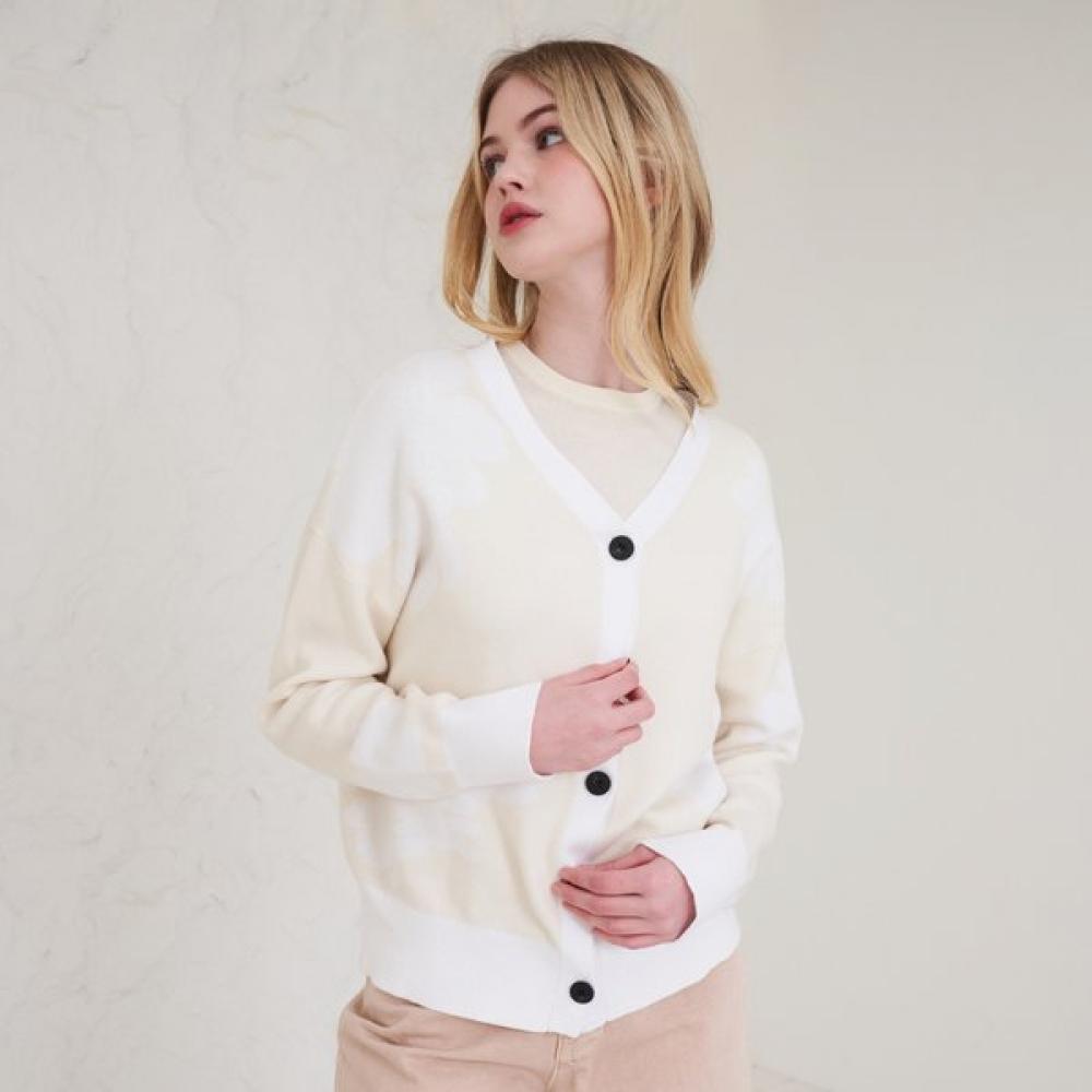 Lipbbam Organic Cotton Jacquard Cardigan Hk Lcs501 Crwh 01