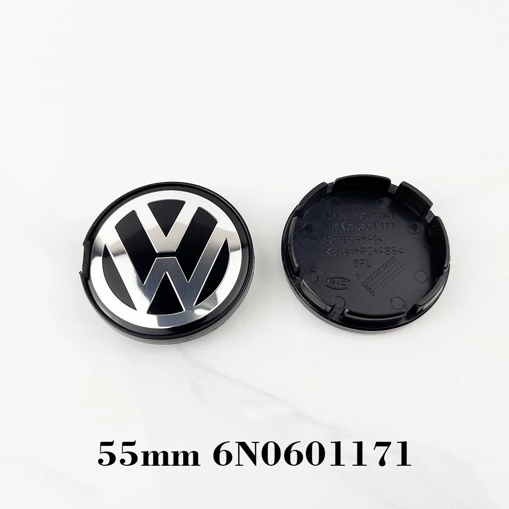 New 2026 for Volkswagen 4Pcs 56/65/70/76mm Car Wheel Center Cover Hub Cap VW Polo Golf Beetle Touran Caddy Tiguan Bora GTI R Passat EQ1
