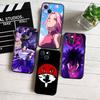 MH105 Чехол для телефона Наруто Учиха Саске для iPhone 7 8 11 12 13 14 15 16 17 16E XS Pro Max XR X SE Air