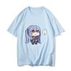 Azur Lane Эссекс Мужская одежда Оверсайз Футболка с принтом Летние повседневные топы С коротким рукавом Базовые футболки Пуловер Полиэстер Оригинальность