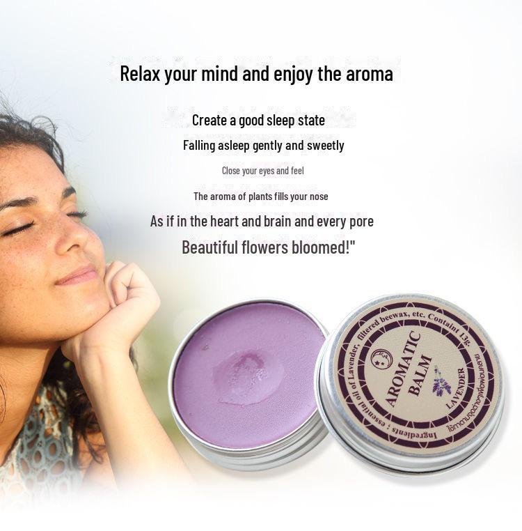 Ароматный тайский ночной крем с лавандой - успокаивающее эфирное масло для снятия стресса