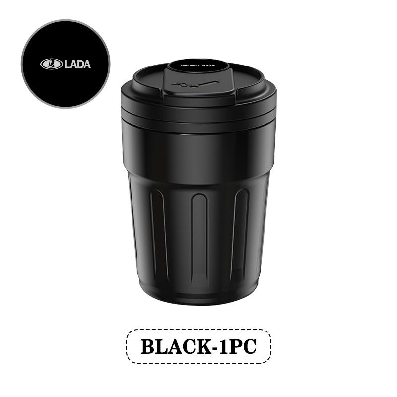 For Lada New Car Ashtray Creative Coffee Cup Style with Lid ABS Shell Garbage Storage Cup Niva Priora 4x4 Urban Vesta Granta PP28