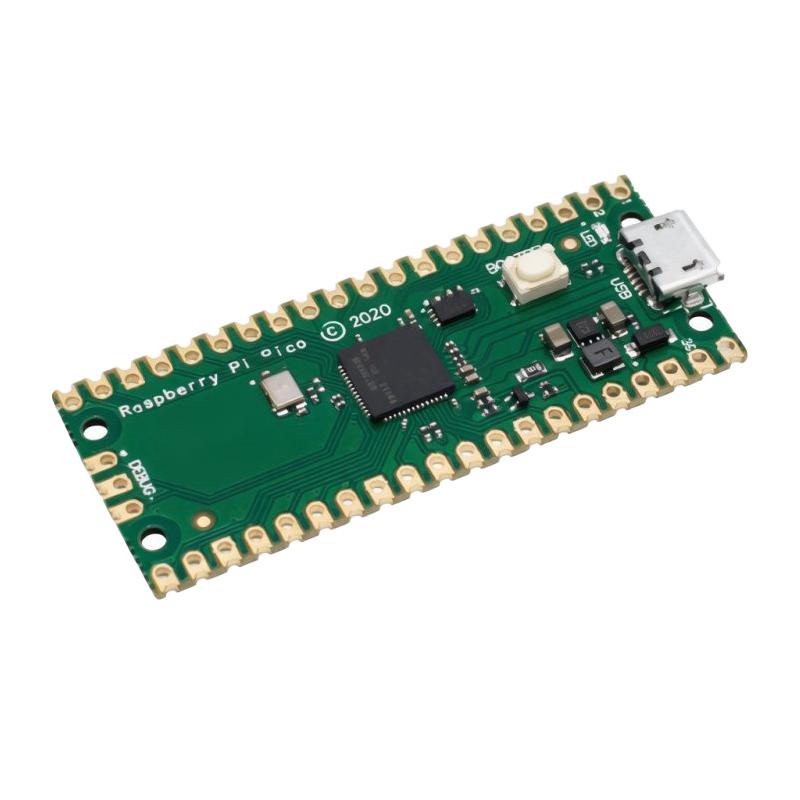 Плата разработки микроконтроллера Raspberry Pi Pico RP1111 с двумя ядрами, интерфейс Micro USB, компактный размер, мощная плата микроконтроллера