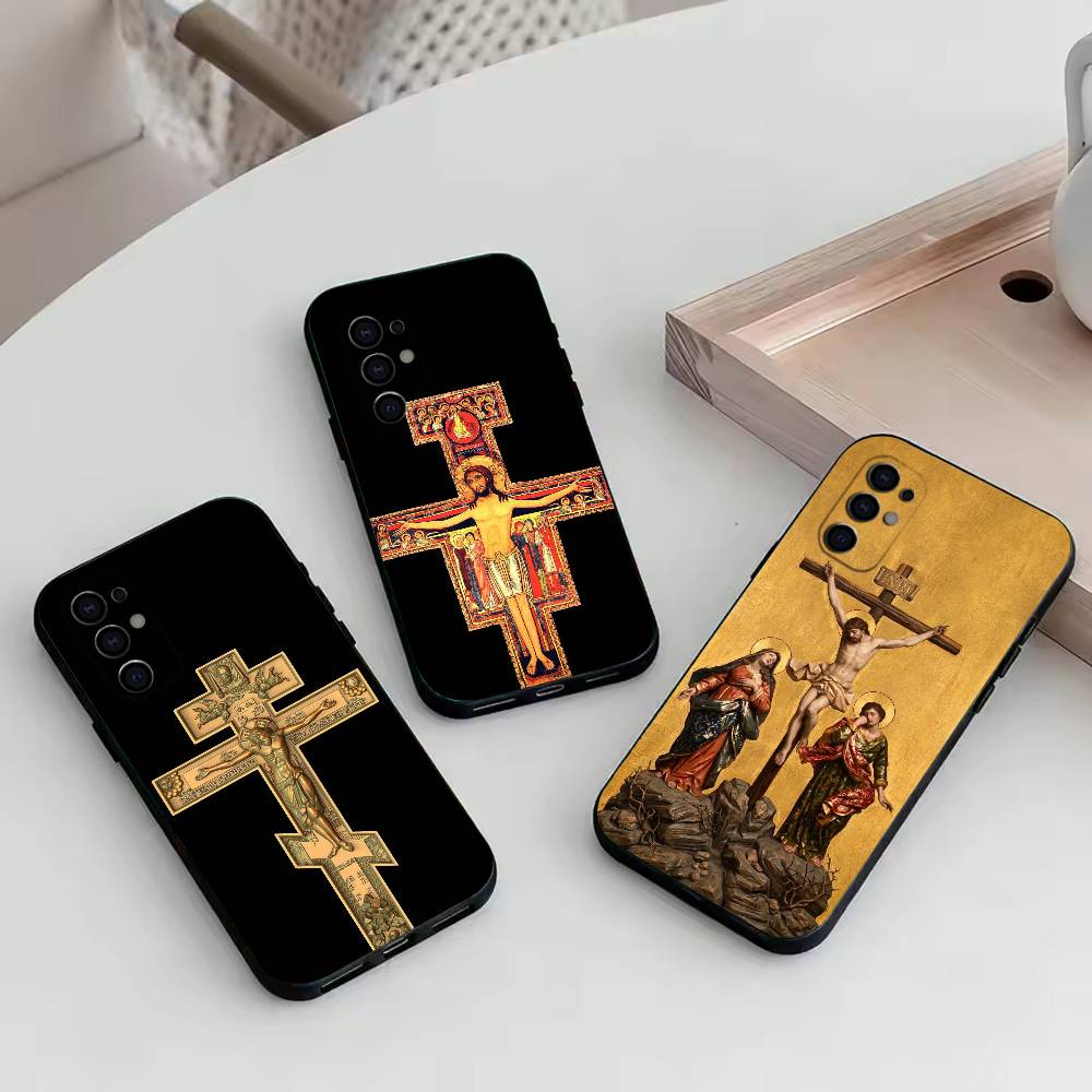 О-Православный Крест Чехол для Телефона для Samsung S25,S24,S21,S22,S23,S30,Ultra,S20,Plus,Fe,Мягкий Силиконовый Черный Чехол