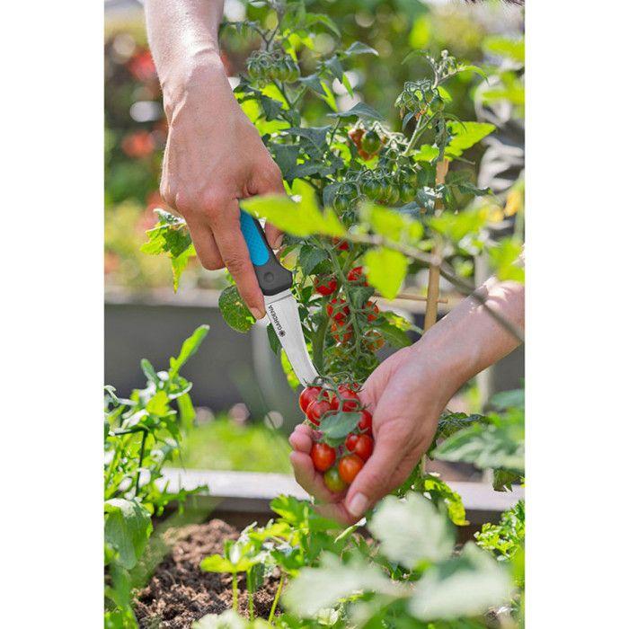 Couteau De Jardinage - GARDENA - 12211-20 - Lame En Acier Inoxydable - Idéal Pour La Récolte De Légumes