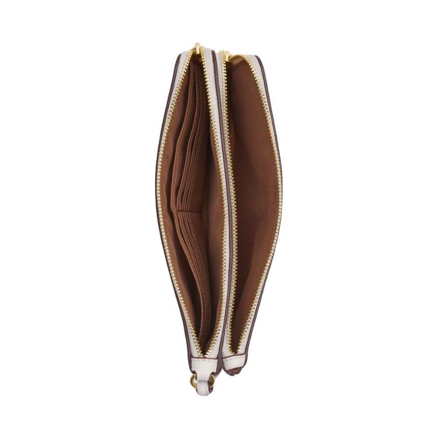 Новый кошелек COACH Signature из канвы с покрытием и кожи, маленький женский, розово-белый CX161-IMXDM