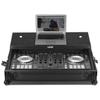 UDG Ultimate Flight Case Pioneer SX3 Black MK2 Plus Flight Case DJ Equipment Case Hard Case DDJ-RX/ (Laptop Shelf)