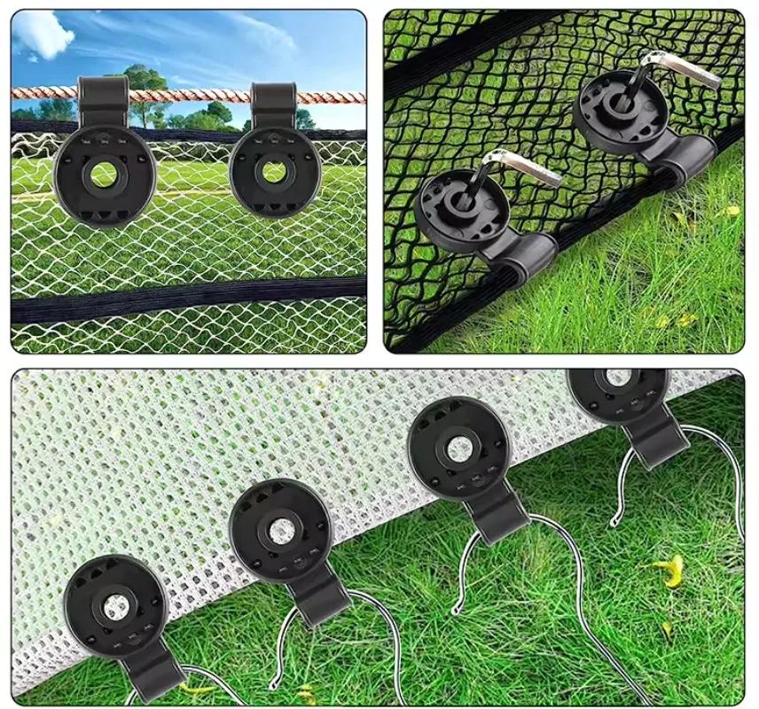 50Pcs/bag Awning Plastic Clips Outdoor Shade Cloth Net Clip Camping Garden Tool Garden Buildings Fence Net Fix Clamp Awning Hook