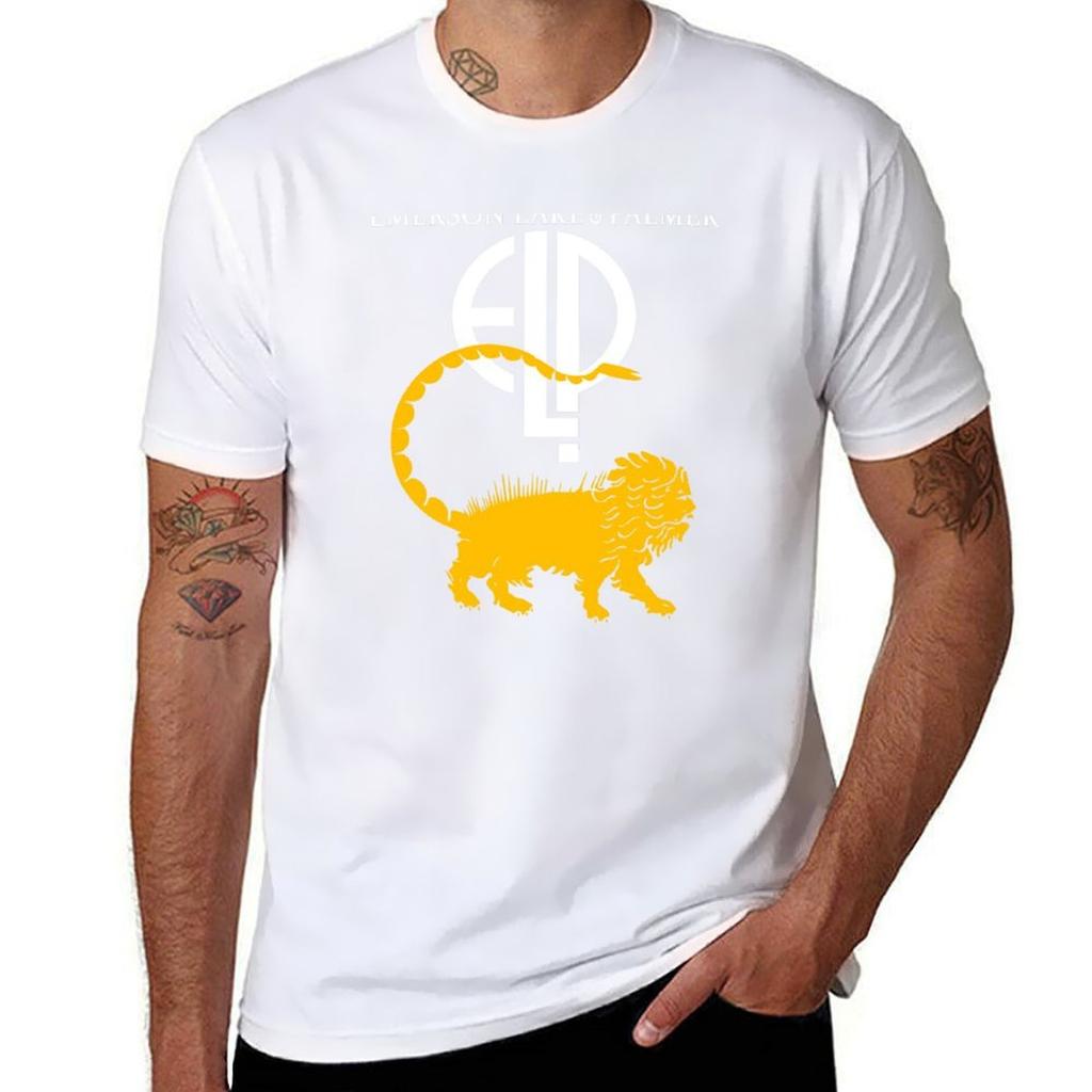 Elp Emerson Lake And Palmer Unisex's T-Shirt Light Athletic Short Sleeve Tee Shirt