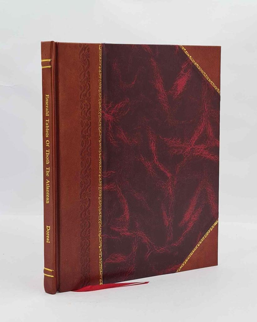 Изумрудные Скрижали Тота Атлантиды 1930 г. [в ​​кожаном переплете] от Doreal