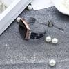 Diamond Strap For iWatch 7 41mm 45mm Woman Stainless Steel Link Bracelet For iWatch 7 6 SE 5 4 3 40mm 44mm 38mm 42mm Bands