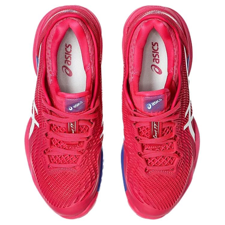 Asics Кроссовки для тенниса Court FF 3 с износостойкостью, низкие, женские, красные 1042A220-700