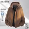 MARK FAIRWHALE Men's Winter Hooded Thickened Down Jacket