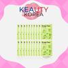 Airy Adhesive Sheet Mask Green Tea, 20 Sheets 19g
