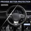 For BMW 3 Series E90 Sedan 325i 325xi 328i 328i xDrive 328xi 2006~2011 Car Steering Wheel Cover Handle Non-Slip Protective Cover
