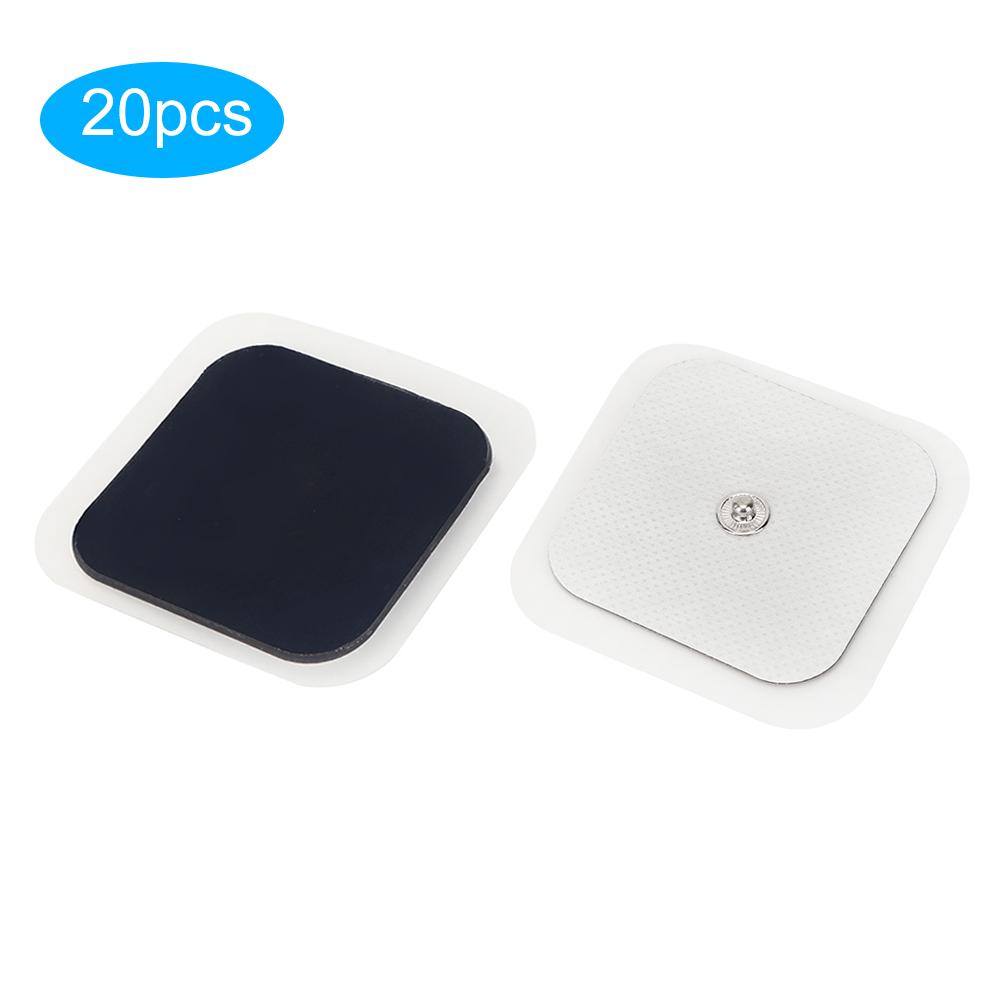 20Pcs 5x5cm Physical Therapy Electrode Plate Massage Sticking Electrode Patches Cell Plates