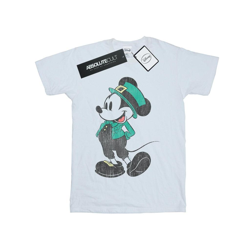 Disney Girls Mickey Mouse St Patrick Costume Cotton T-Shirt