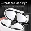 Металлическая наклейка Pro для Airpods 2-го и 3-го поколения — пылезащитная, ультратонкая