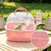 Breathable Travel Bird Cage Large Space Small Animal Carrier Bird Outgoing Case  Small Pet