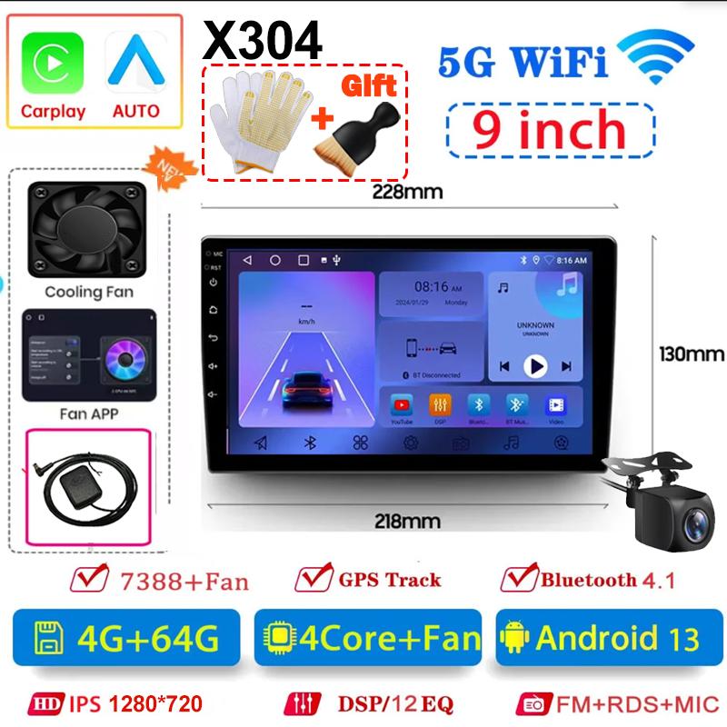 Universal Android 13 2Din Car Radio 7"/9"/10"Autoradio 64G GPS BT Car Audio Carpaly Multimedia Player For Hyundai Nissan Toyota