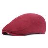 Literary and Artistic Youth, Solid Color Berets, Men's and Women's Duckbill Hats, Spring and Autumn Forward Hats, Fresh and Retr