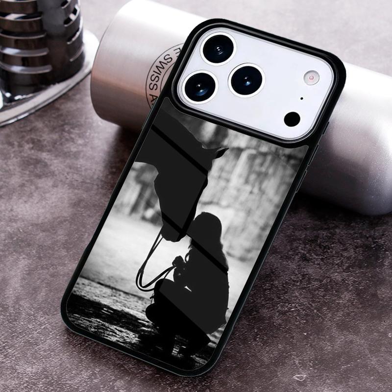 Чехол для телефона 'Ковбойка на родео' для iPhone 17 16 15 Pro Max Air 14 13 12 11 Plus Ударопрочный Capa Чехол