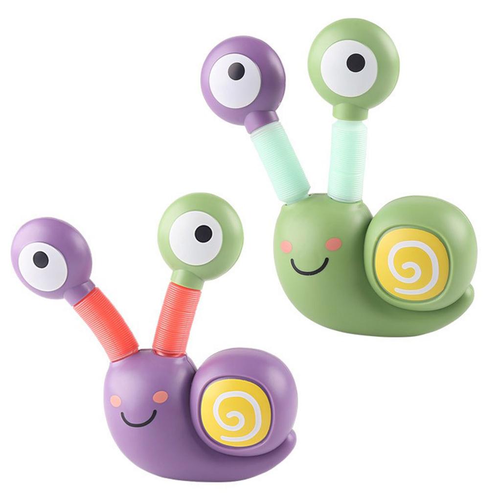 Snails Toys Sensory Stretch - With Funny Expression Suction Cup LED Light In The Dark Party Supplies Party Favors For Kids Goodie Bags