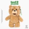 Оригинальная Плюшевая Игрушка Медведь TED2 20 см Мультяшный Медведь Набивная Кукла Подушка для Дивана Подушка Декор для Дома Милая Успокаивающая Игрушка Детям Девочкам День Рождения