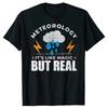 Womens Meteorology Gift Meteorologist Crewneck Graphic Tops Tees Fitness T-shirt Oversized Unisex Tshirt Men's Clothing
