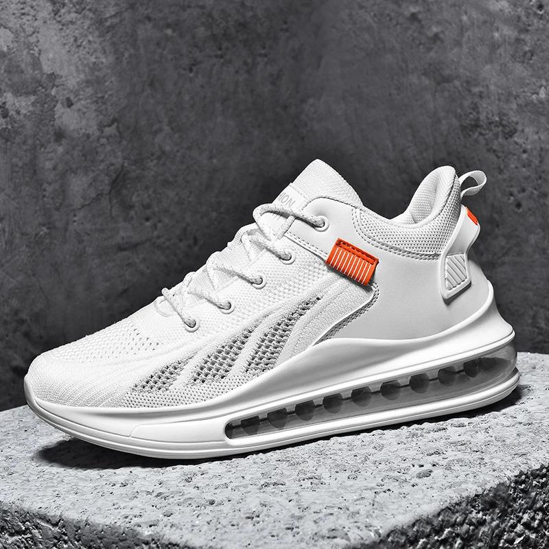 Горячая Распродажа Мужская Повседневная Обувь Европа Америка Дышащая Сетка для Мужской Уличной Беговой Кроссовки Модная Мужская Рабочая Обувь