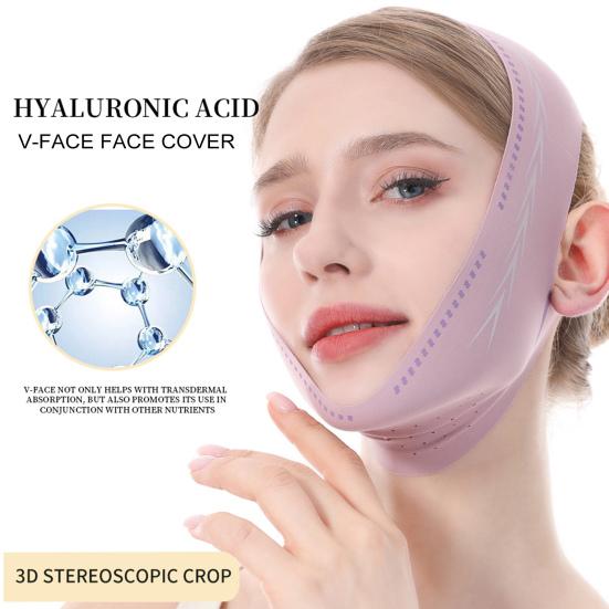 V-образный подтягивающий ремень для контурирования лица, укрепления кожи, впитывания, V-образный ремешок для лица, регулируемый, для устранения двойного подбородка, пояса для тонизирования лица