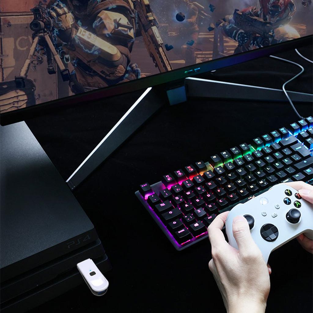 Адаптер игрового контроллера TOPWOLF HS-SW470, совместимый с Bluetooth, конвертер геймпада для PS5/PS3/PS4/Nintendo Switch Pro/Xbox One