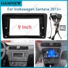 9 Inch Car Fascia Radio Panel Canbus Box For Volkswagen Santana 2013+ Audio Dash Kit Install Facia Console Bezel Adapter Plate