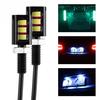 2Pcs 12V 3Led  Car Motorcycle License Plate Light Eagle Eye Light